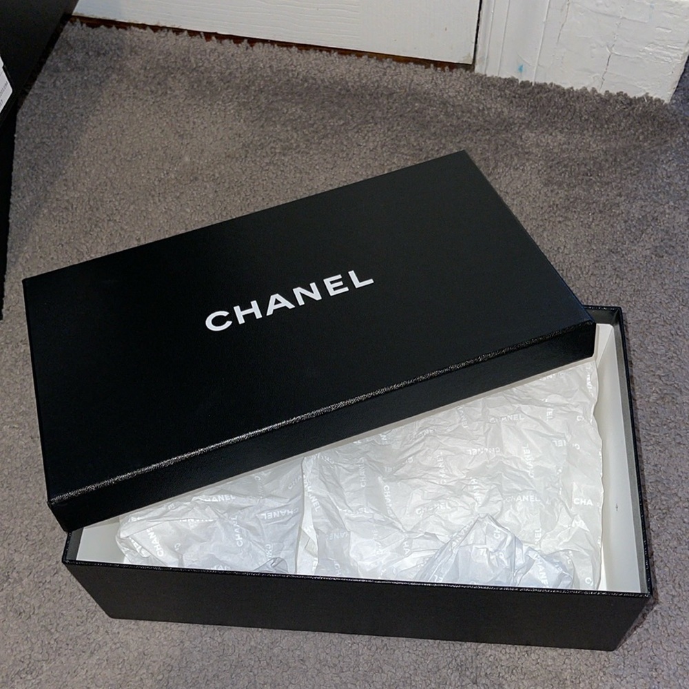 Chanel empty shoe box